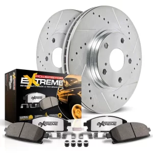 PowerStop Z36 Extreme Truck and Tow 6-Lug Brake Rotor and Pad Kit; Front (21-26 F-150)