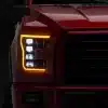 Raxiom CXR Series LED Headlights; Black Housing; Clear Lens (15-17 F-150 w/ Factory Halogen Headlights)