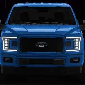 Alternative view of Raxiom CXR Series V2 LED Headlights; Black Housing; Clear Lens